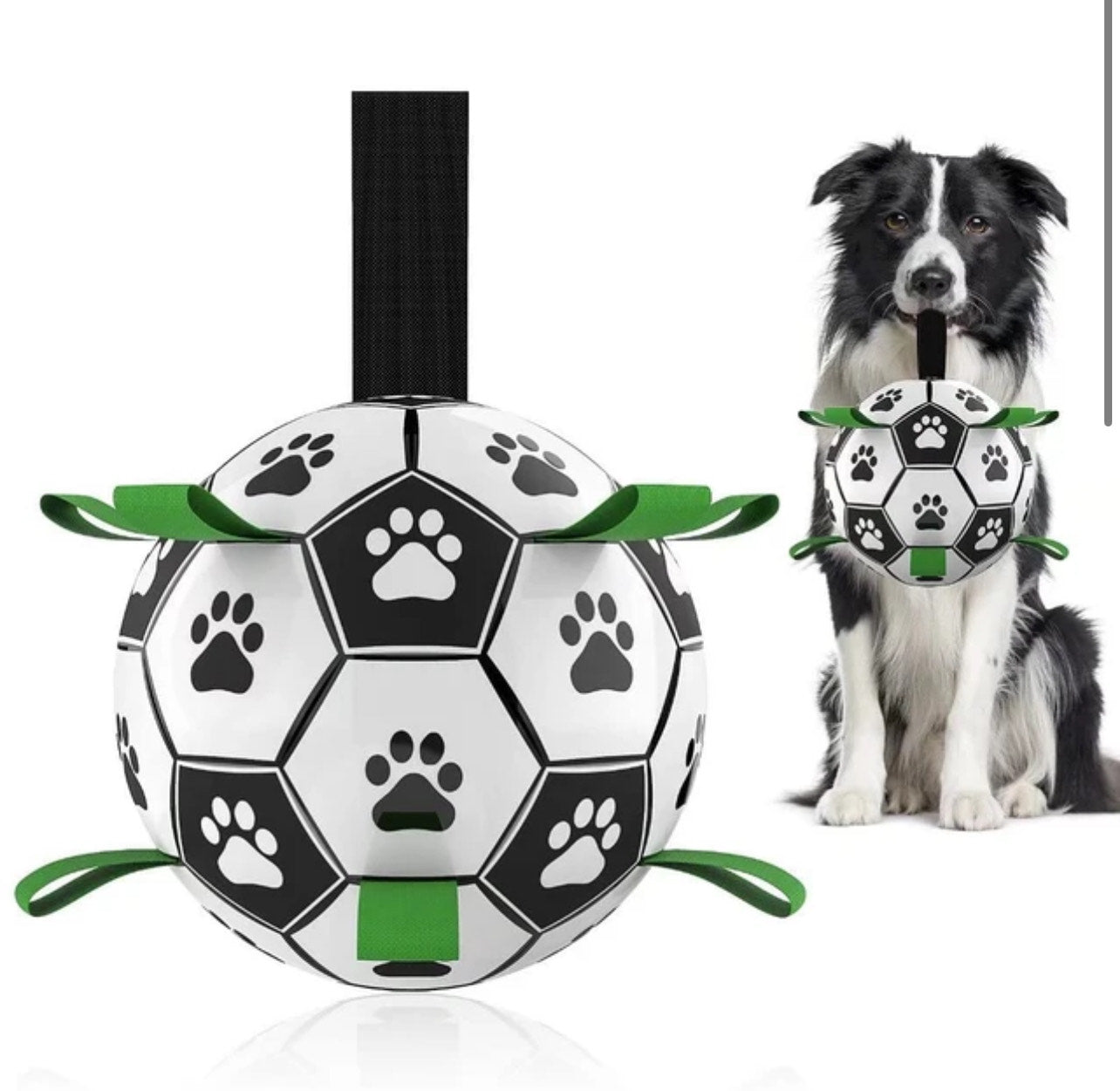 Soccer Ball with Straps - Size XL - 9 inch