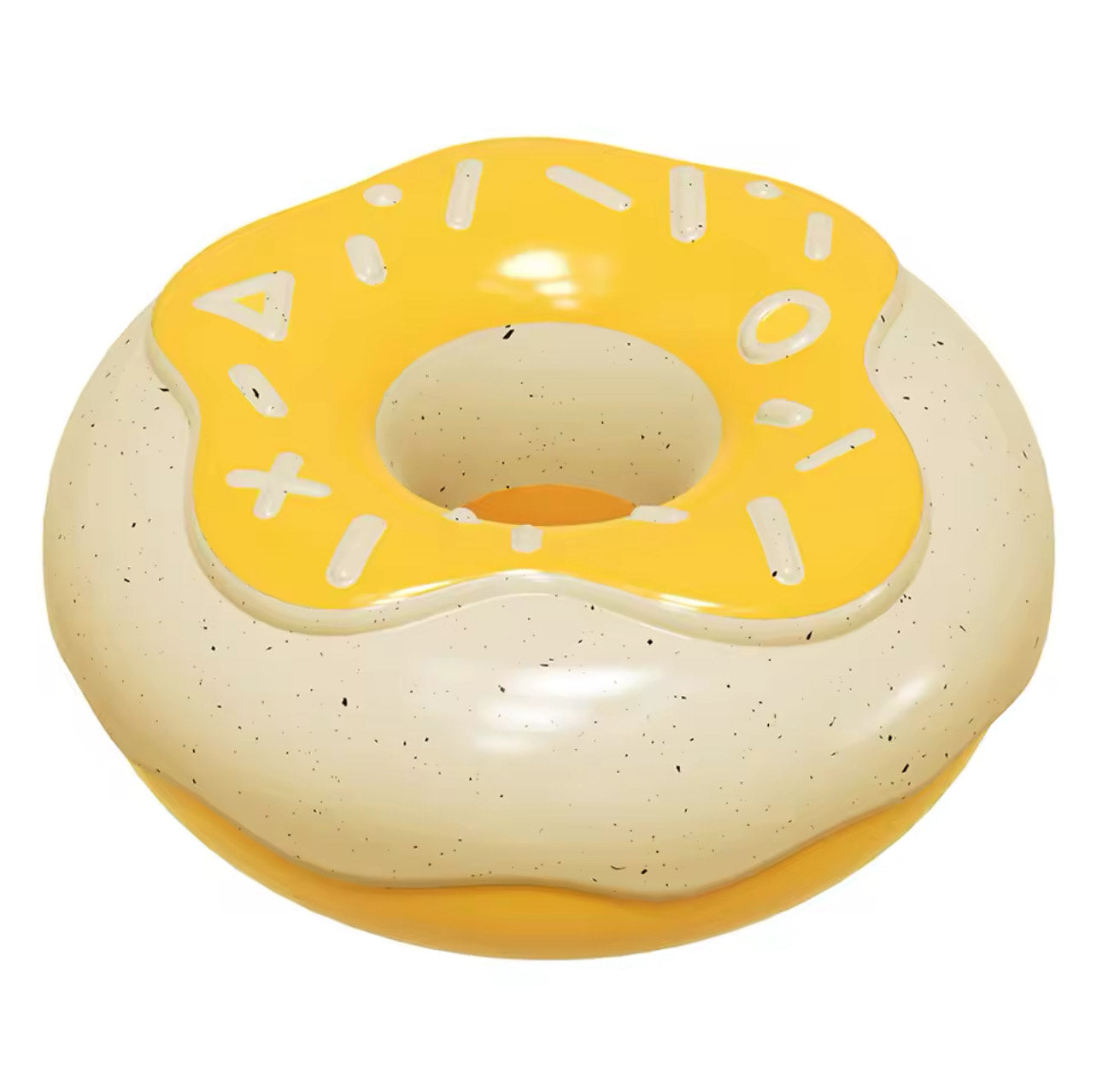 Chew Donut Toy Teeth Cleaning - Yellow