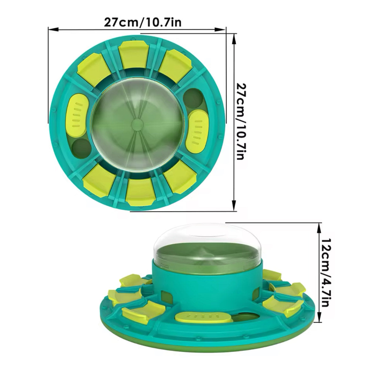 Interactive Puzzle Toy Brain Mental Stimulation Slow Food Feeder/Treat Feeding Dispenser