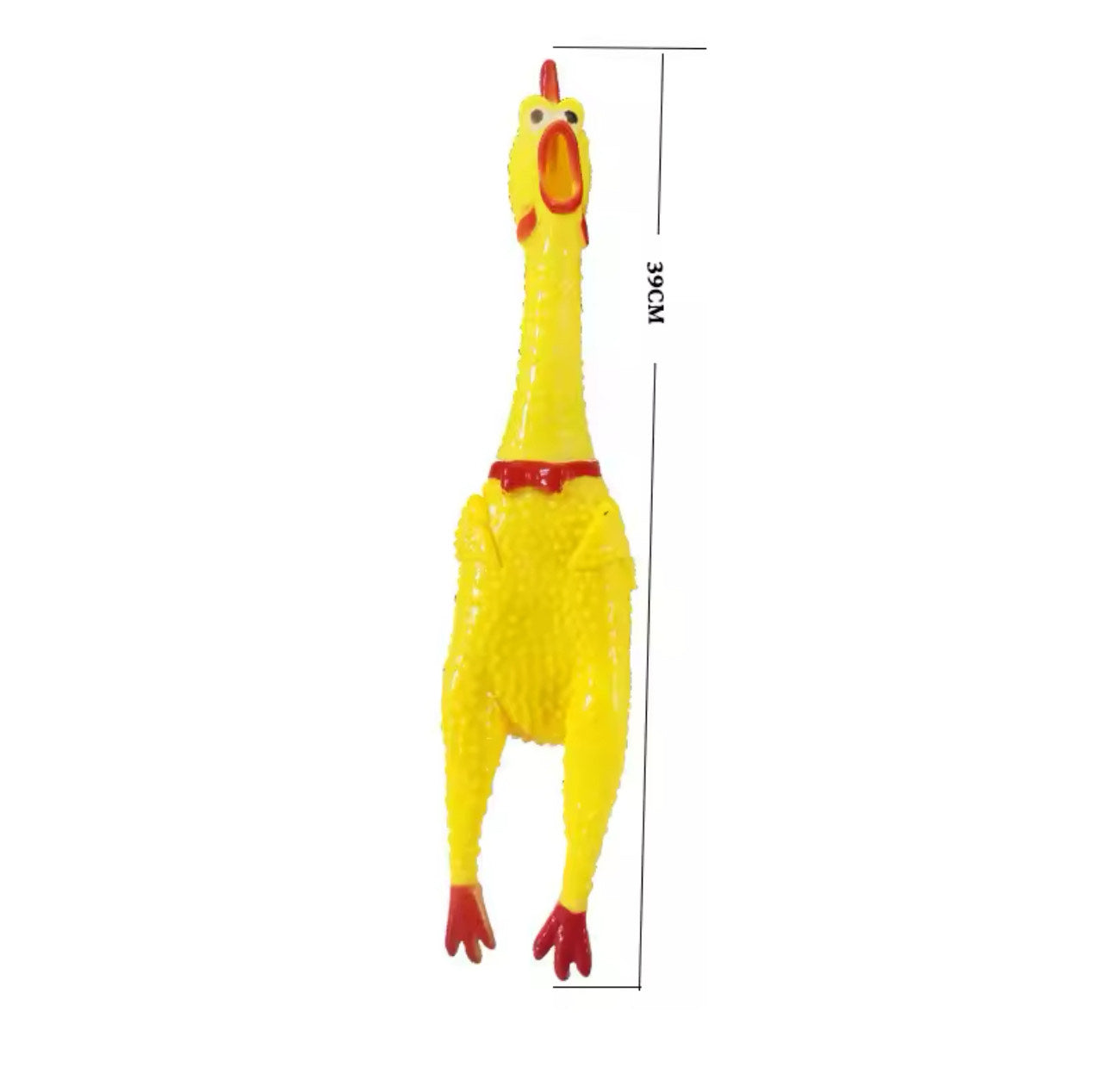 Squeak Dog Toy Screaming Chicken Sound Chew Toy - Size Large - 16 inch