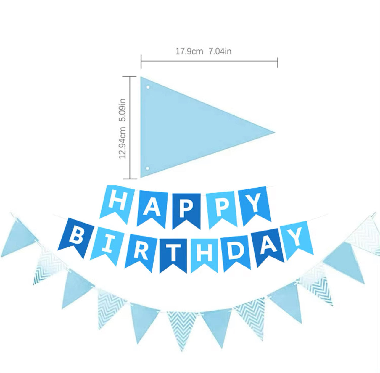 Birthday Pawty Balloon, Happy Birthday Banner, Pet Party Decoration Balloon Set - Balloon Size 16 INCH