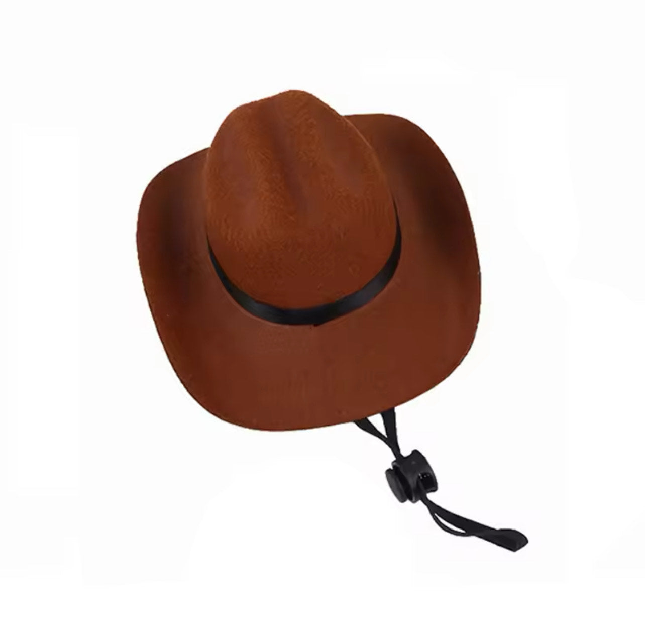 Dog Cowboy Hat Adjustable - Brown