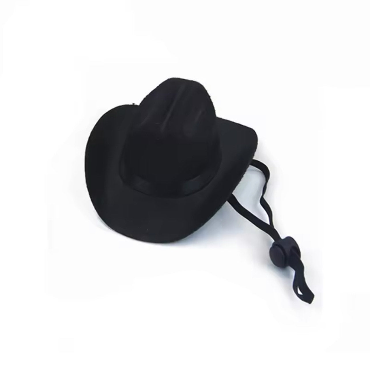 Dog Cowboy Hat Adjustable - Black