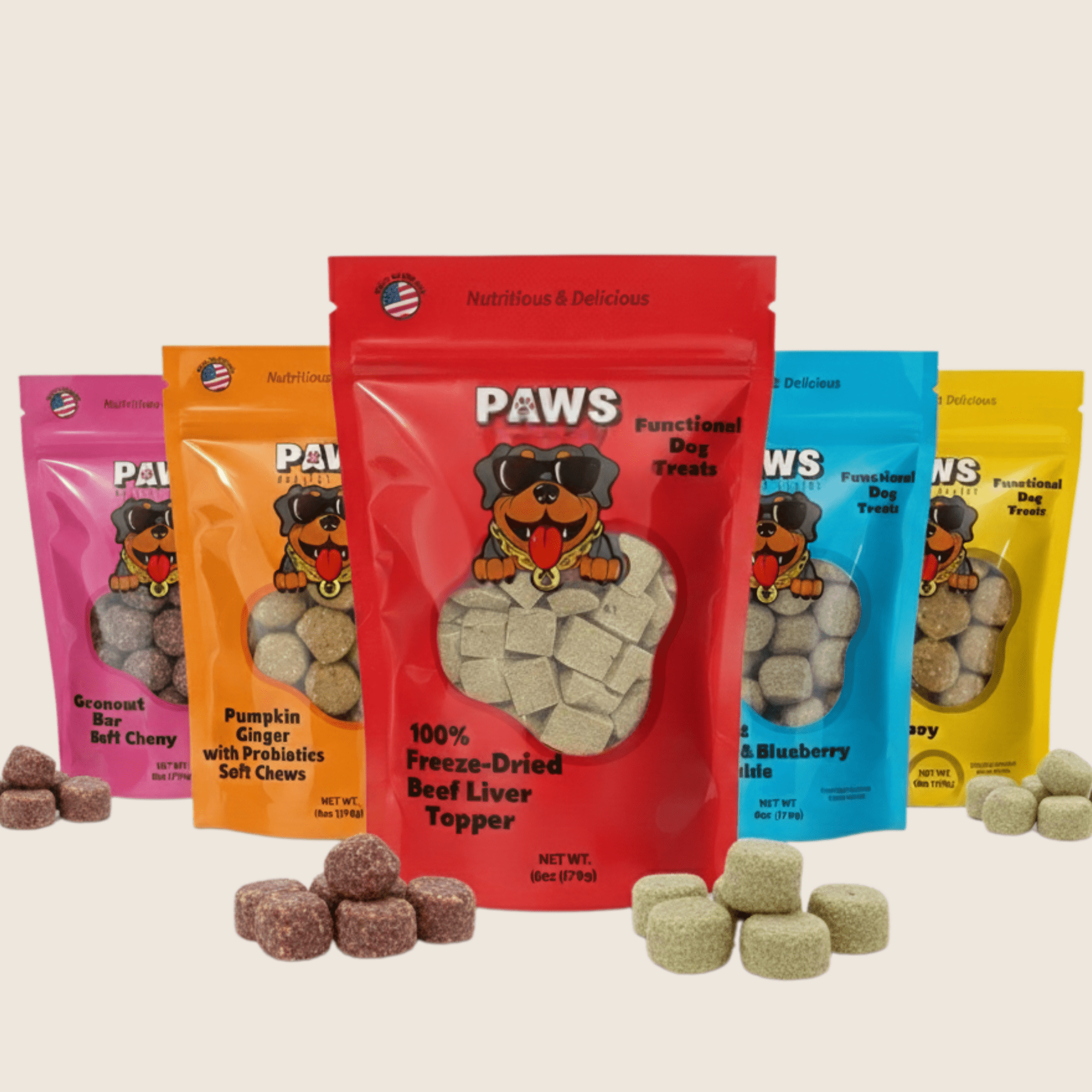 The Ultimate 5 - Treat Variety Pack - Paws Healthy Choice