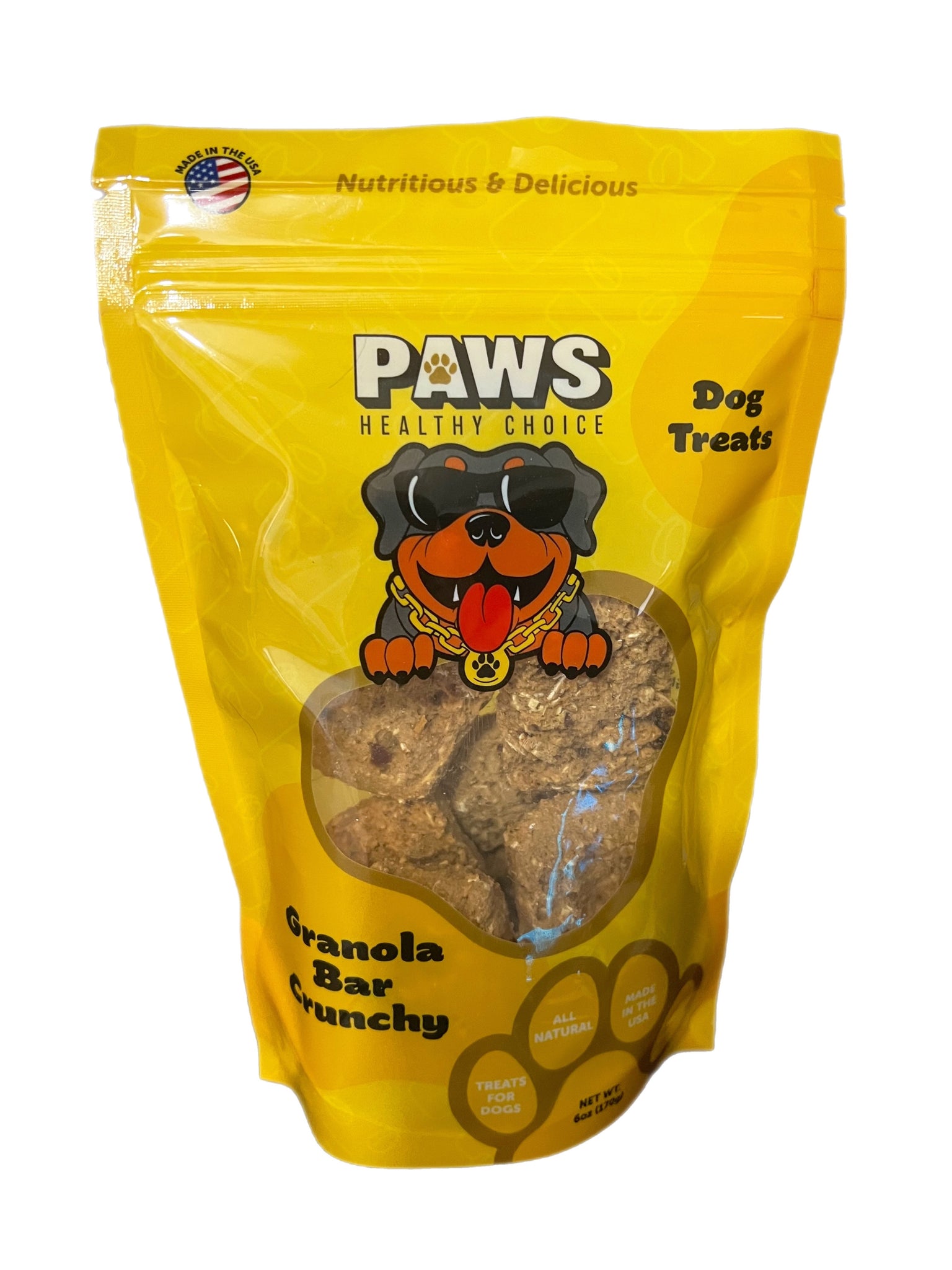 *Granola Bars Dog Treats Crunchy 6oz bag