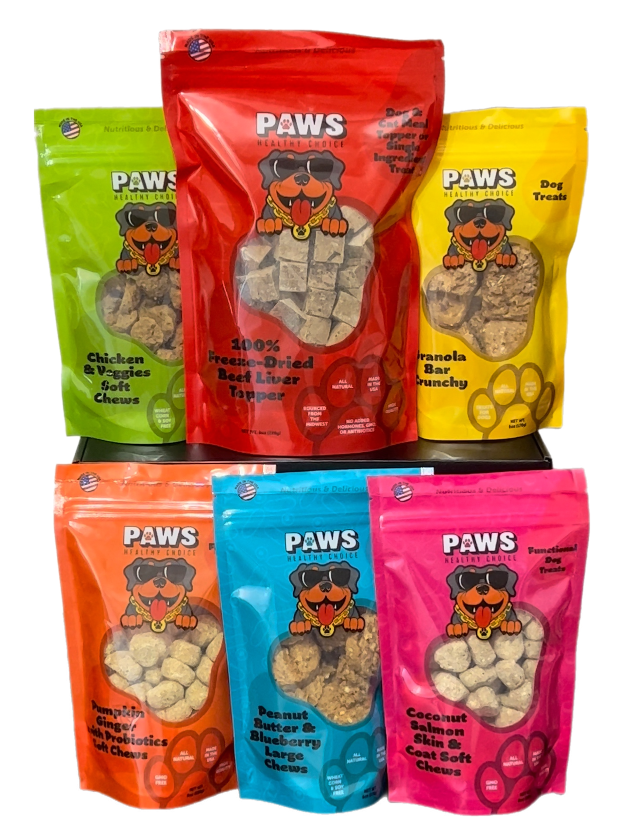 *Bundle of 5 Mouthwatering Dog Treats